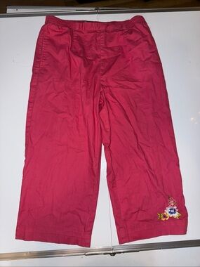 KORET LADIES SIZE 12 PANTS CAPRIS COMFORT STRETCH SALMON